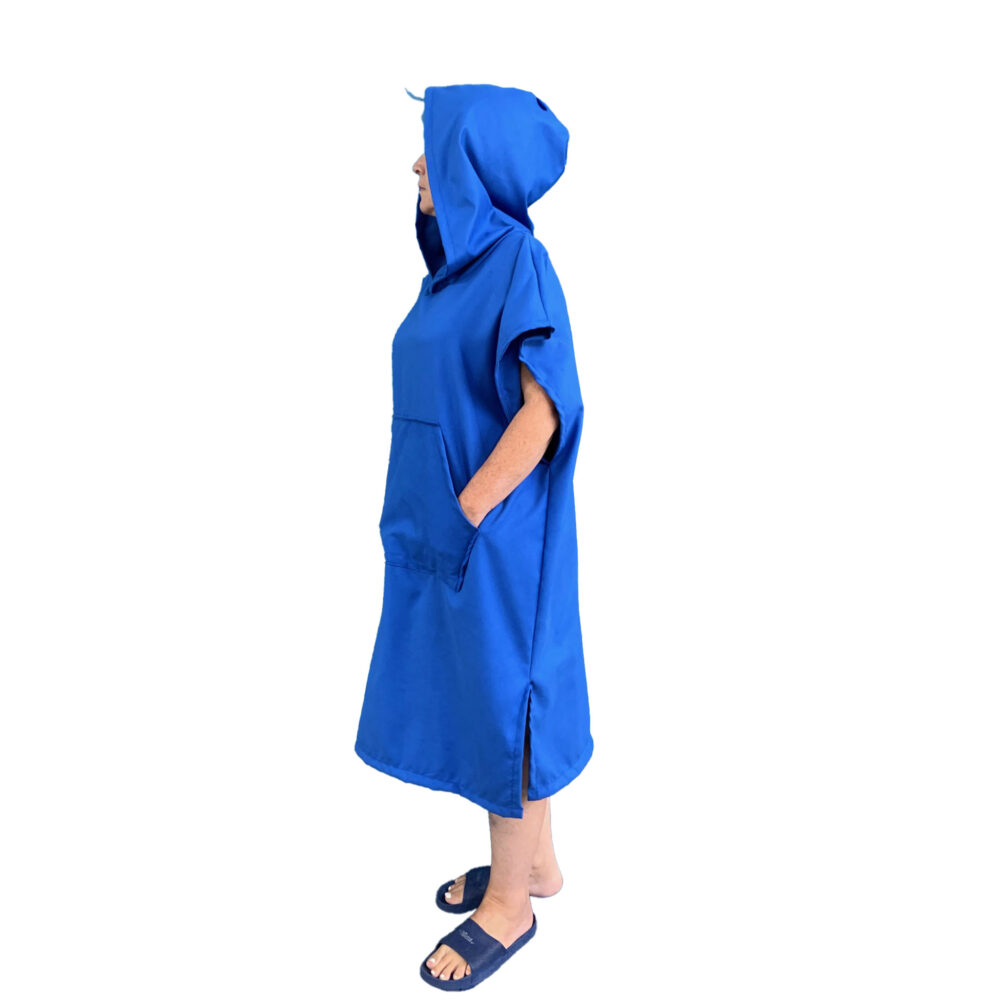 Μπόντζο microfiber παιδικό μπλέ ρουά