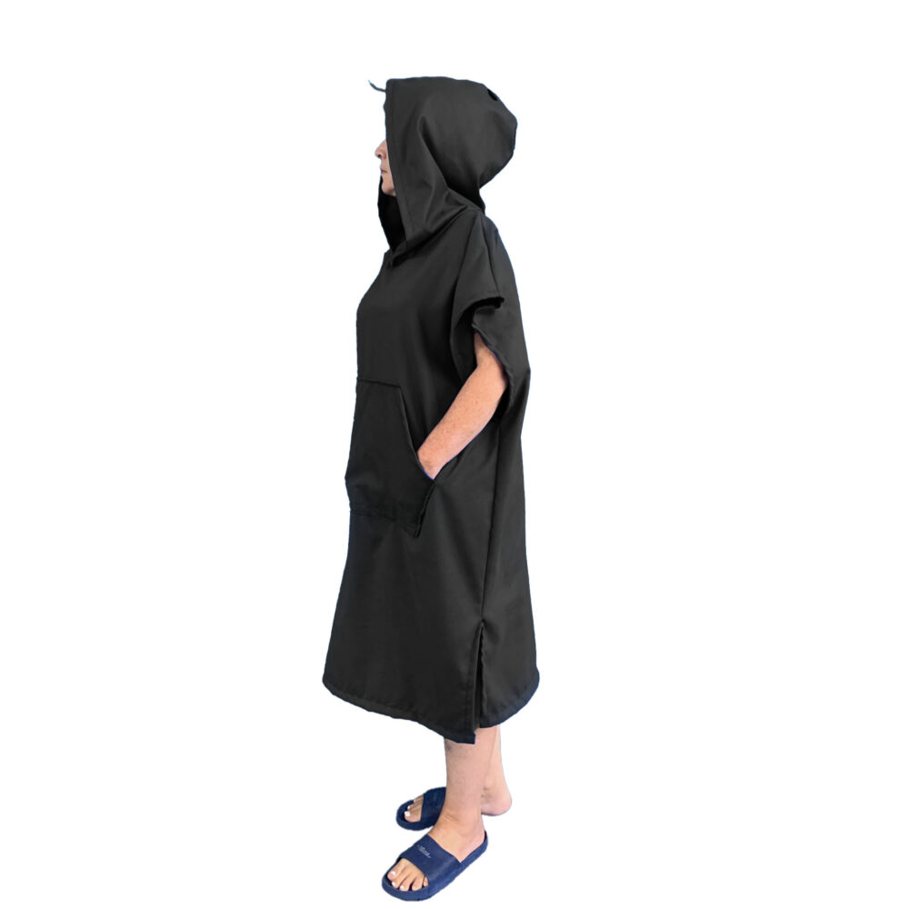 Μπόντζο microfiber παιδικό μαύρο