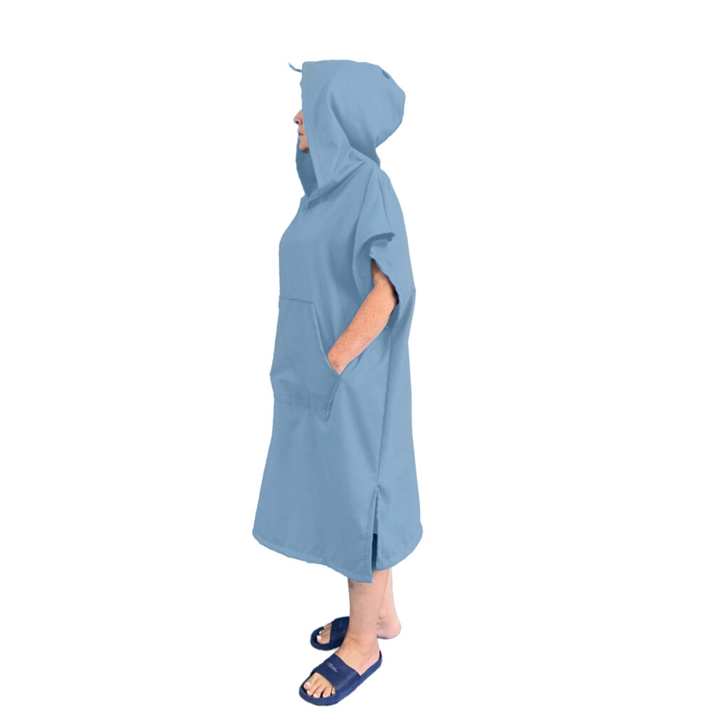 Μπόντζο microfiber παιδικό μπλέ σιέλ