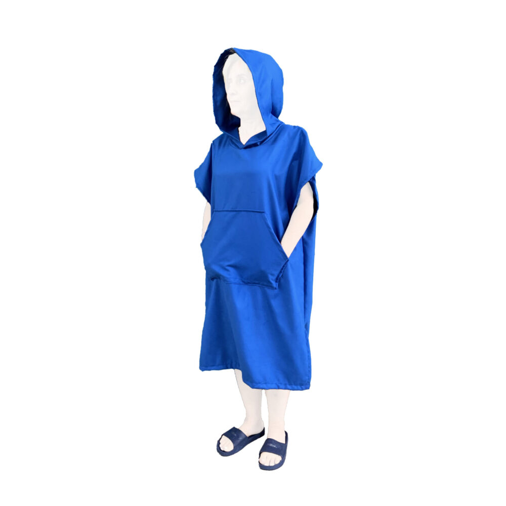 Μπόντζο microfiber παιδικό μπλέ ρουά