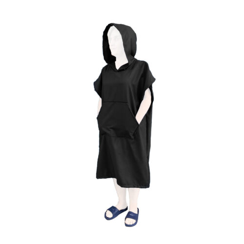 Μπόντζο microfiber παιδικό μαύρο