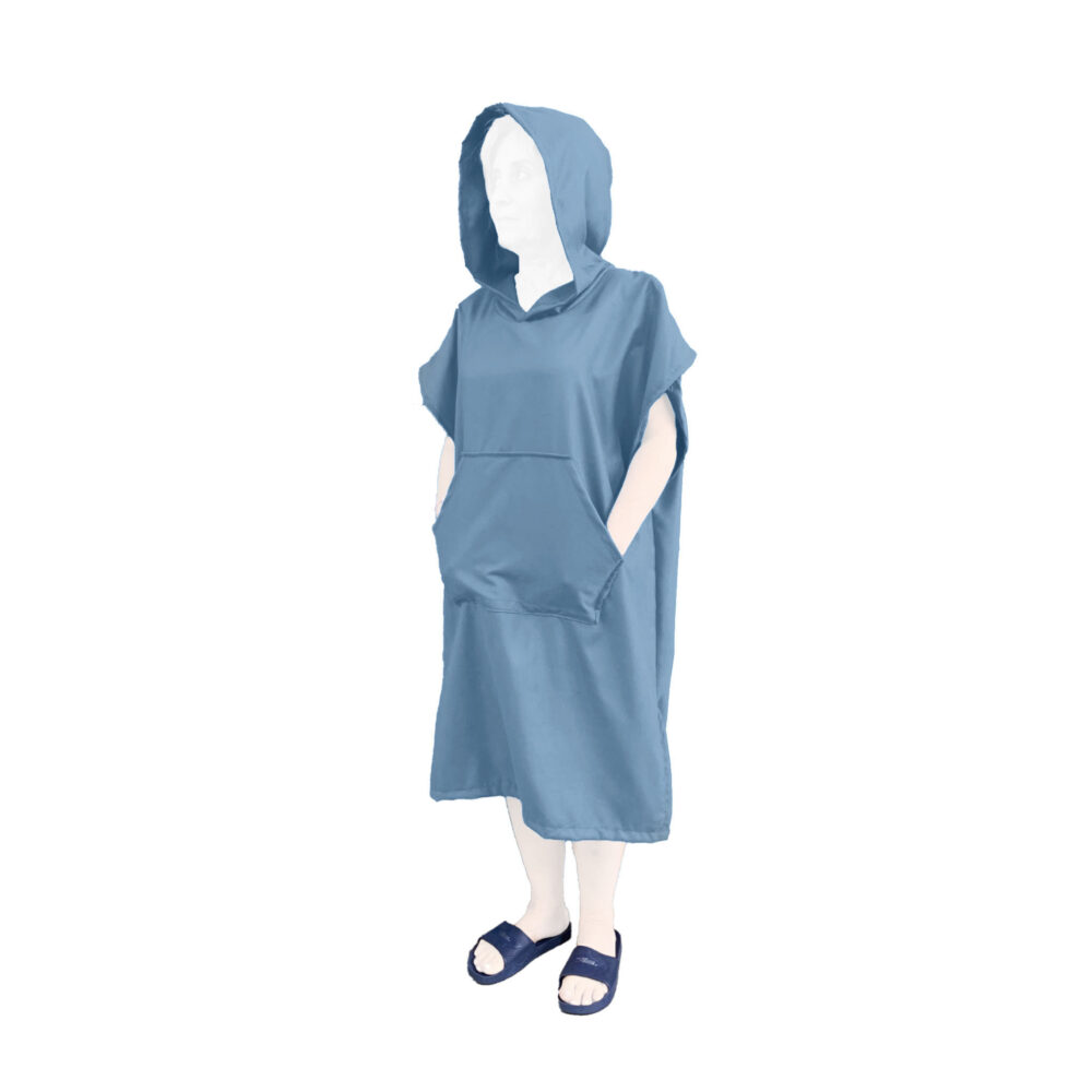 Μπόντζο microfiber παιδικό μπλέ σιέλ