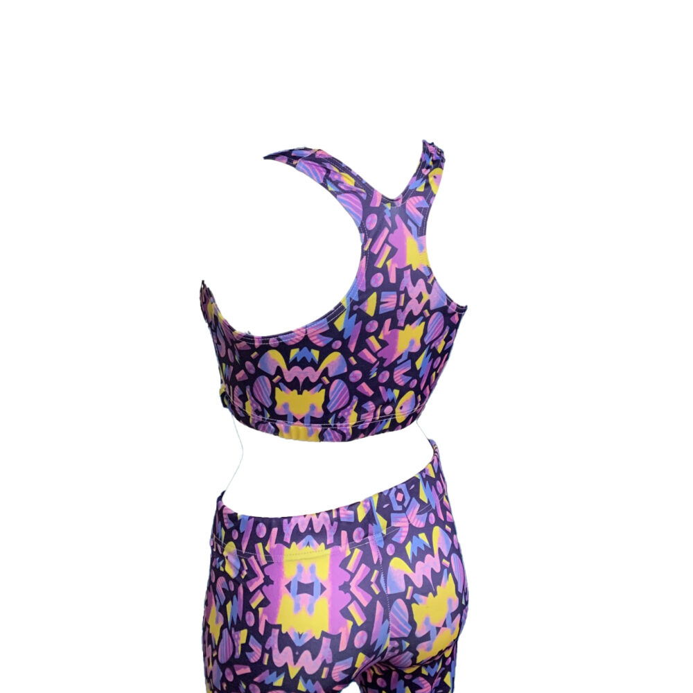 Αθλητικό crop top λύκρα lux 1