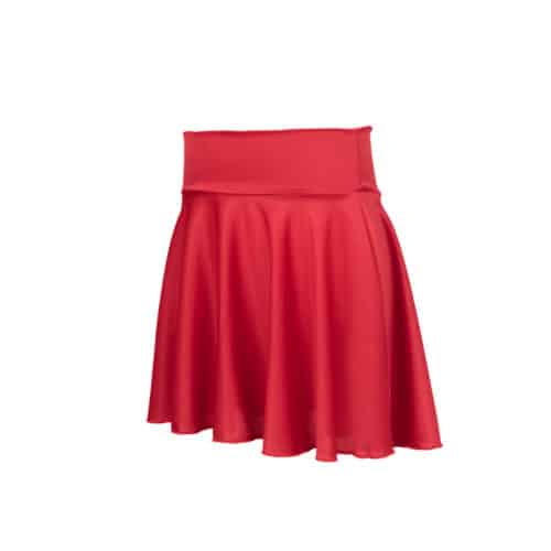 Φούστα λάτιν παιδική κόκκινη basic 6
