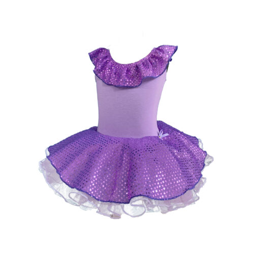 Κορμάκι λιλα με  τουτού και παγέτα   luxury 8